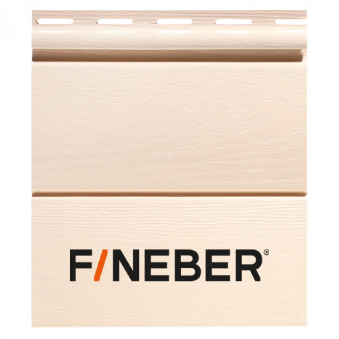 Сайдинг FineBer BlockHouse Classic Color Слоновая кость