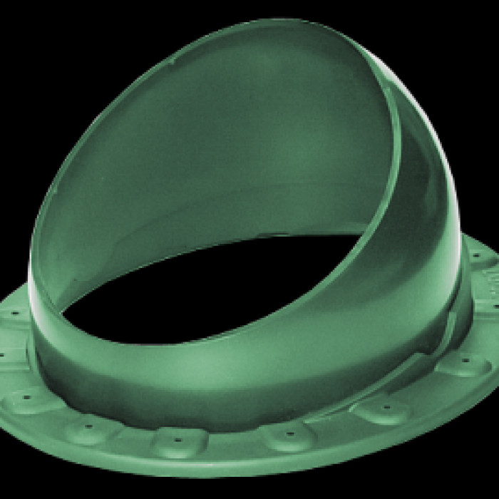 Krovent Base-VT Seam 125-150 основание вентиляционной трубы под фальц зеленый (RAL 6005)