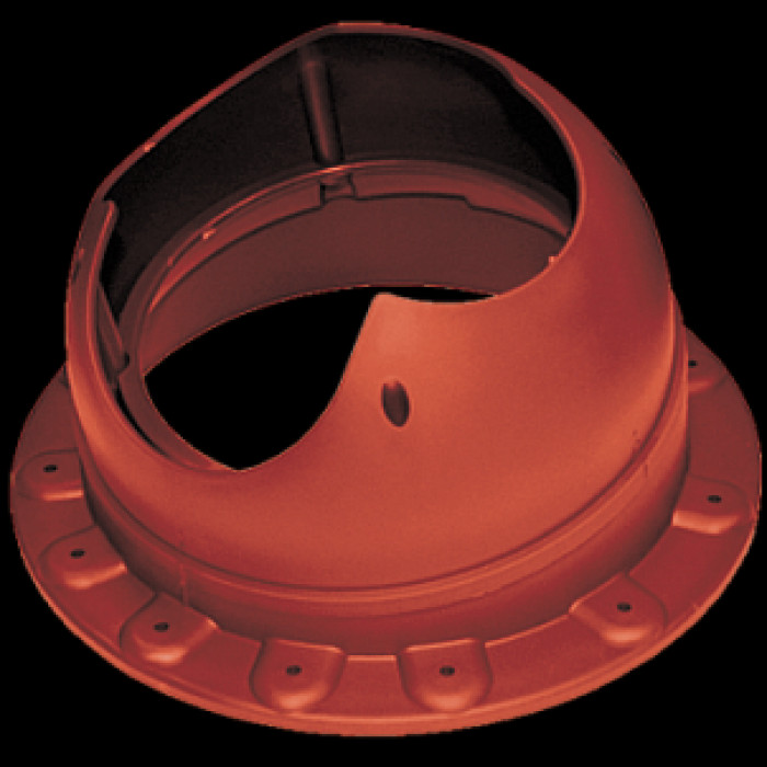 Проходной элемент Krovent Base-VT Seam под фальц красный (RAL 3009)