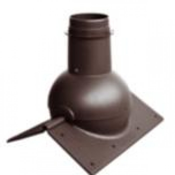 Кровент Pipe-Cone коньковый элемент для любого типа кровли коричневый (RAL 8017)