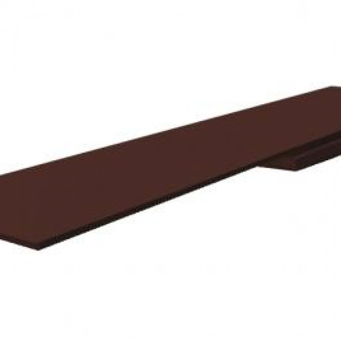 Финишная планка 46x25 PE Grand Line 0,45 сталь RAL8017