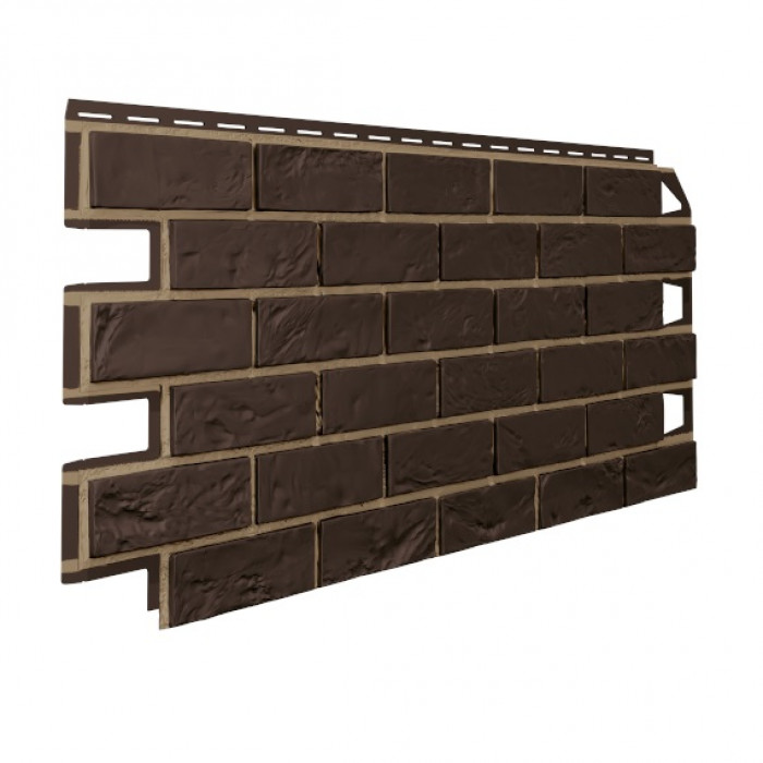 Фасадная панель VOX VILO Dark Brown со швом Brick