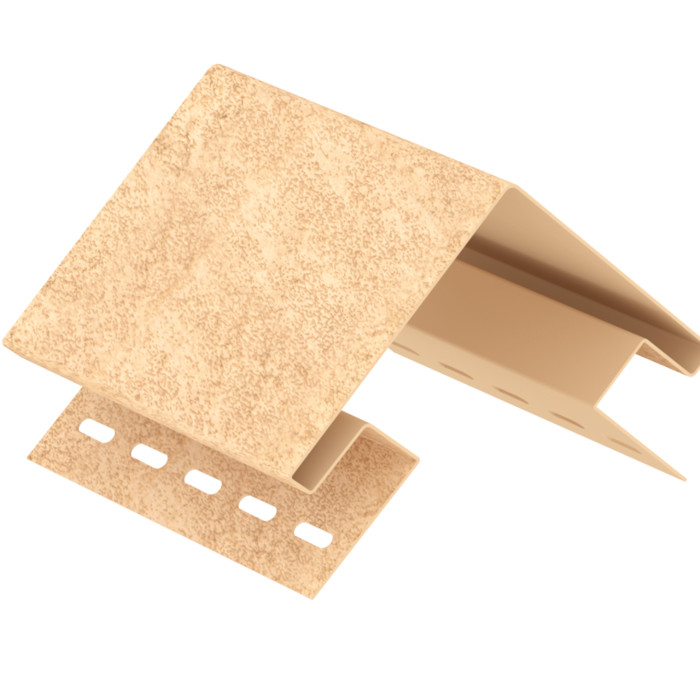 Ю-пласт Наружный угол Стоун-хаус Кирпич Песочный