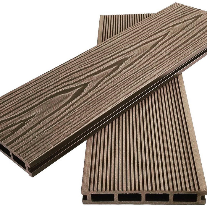 Террасная Доска (ДПК) GREEN DECKING Коллекция «LOFT Цвет Шоколад