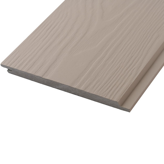 Фиброцементный сайдинг FCSPRO Wood Click F14 (Белая глина)