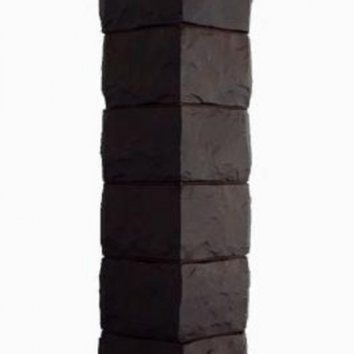 Угол FineBer Дачный Скол 3D Темно-Коричневый